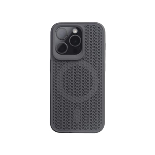 HJZSZX For iPhone 17 Pro Max�p���b�V����p�X�}�z�P�[�X �t���X�g���H ���C�����X�[�d�Ή� �n�[�h�J�o�[�iFor iPhone 17 Pro Max�p/�O���[�j