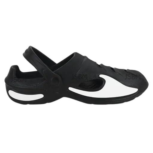 Image of Anti-Slip Work Clogs for Men - Durable and Comfortable Black Clog 6278