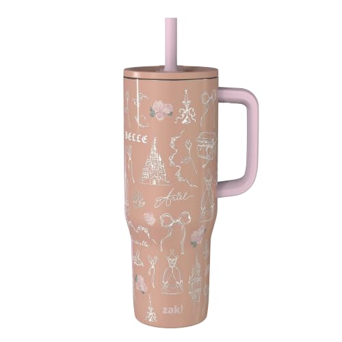 Image of Zak Designs Disney Princess 30 oz Spill-Proof Insulated Travel Tumbler