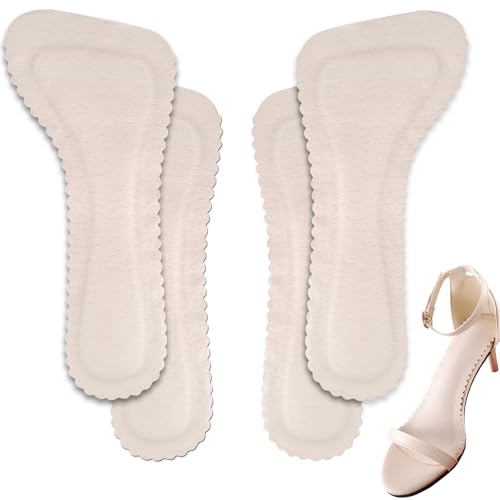 FLEXNOVA 2 Paar Einlegesohlen Damen für High Heels, Einlagen Hohe Schuhe Damen, Anti Rutsch Pads Schuhe High Heels Einlagen Rutschfeste Einlegesohlen Schuheinlagen für Absätzschuhe