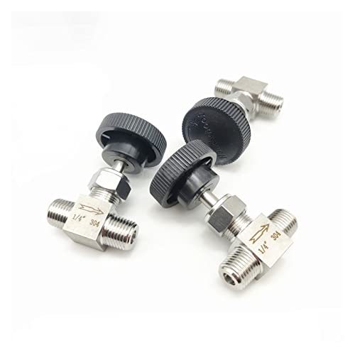 Vanne à pointeau mâle 1/8" inox 304 : régulation stable sans perte de pression - 4