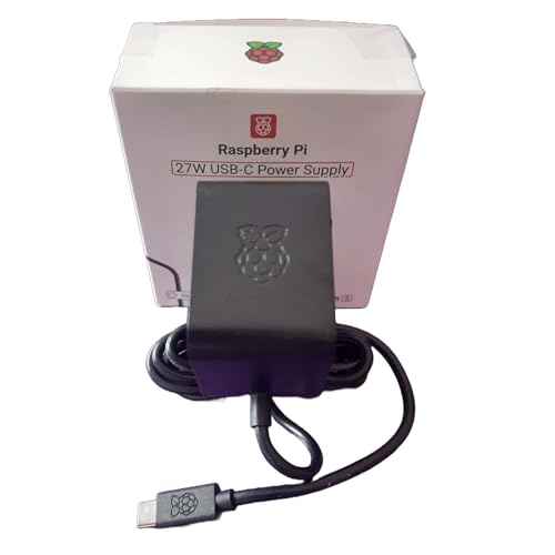 Raspberry Pi 5 Official 27W Power Supply PD Adapter 5.1V 5A USB-C Power Supply for Raspberry Pi 5 8GB 4GB Black Color BIS Approved Indian Plug - Image 2