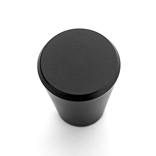 Image of Ravinte Matte Black Cabinet Knobs Drawer Knobs, 3 /4 Inch, 15 Pack | Round Knob Shape, Smooth Pull Grip, Kitchen Cabinet Update, For Dressers, Drawers, Cabinet Doors, Furniture Hardware Projects