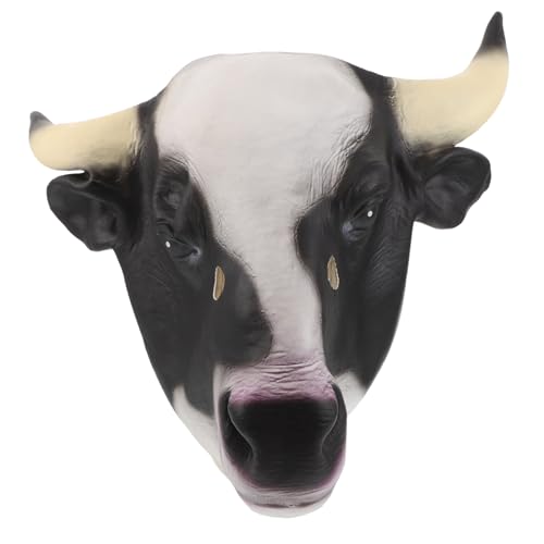 Masque vache réaliste complet pour adulte finie la panne d'idée déguisement carnaval