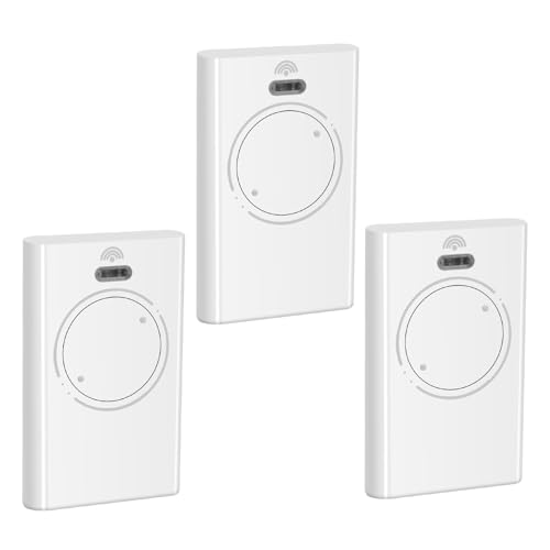 Lot de 3 télécommandes – Compatibles avec le modèle FAAC XT2 868 SLH (868 MHz, 2 canaux) – Remplacement pour motorisation de portail et porte de garage...