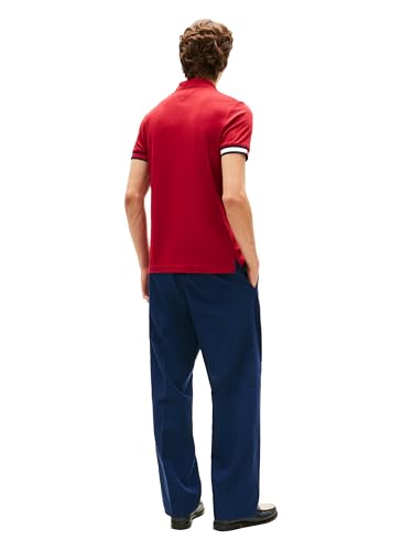 Image of Tommy Hilfiger Mens Short Sleeve Casual Polo Shirts in Regular Fit with Liquid Cotton