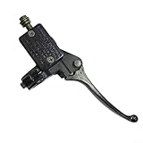 Maître-cylindre de frein avant hydraulique pour boulon banjo 10 mm côté droit pour moto ATV Quad avec levier de frein 22 mm