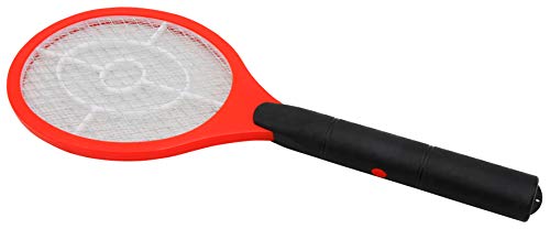 MC POWER - Elektrische vliegenmepper, insectenverdelger, vliegenvanger, werkt op batterijen met 2 x AA/Mignon, 46 cm lang