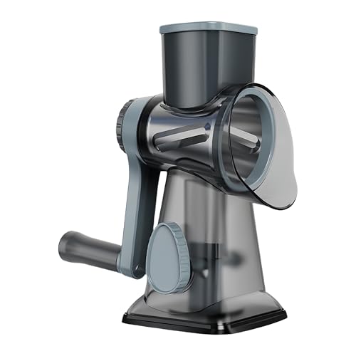 junbse野菜ナイフ、サラダ、カッター、セット、にんじんおろし器、チーズおろし器、スライサー、チーズカッター、キャベツシュレッダー、チョッパー、キッチン用品 (グレー)