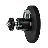 YIZITU Soporte De Cámara Magnético Aleación Aluminio Giratorio 360 ​​° Adaptador Cabeza Bola 1/4 Pulgadas para Filmación Aire Libre Soporte Ventosa Magnética con Cabeza Bola