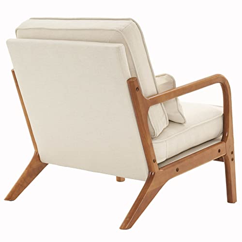 Sillón Lounge Plegable Beige miniatura 4