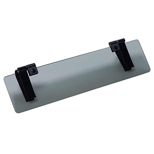 Glare Guard Polarized Car Visor Extender, Automatic Anti-Glare UV400 Sun Visor Extender Protects from Glare & UV Rays, Snow Blindness, Universal 14" x 3.25" Fits Cars, Trucks, SUVs & RVs, Made in USA