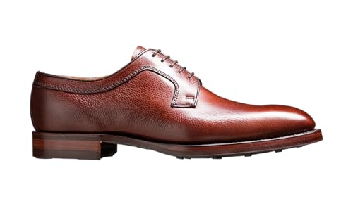 BARKER Skye Men's Lace-Up Oxford Shoes – Handcrafted Luxury Leather Derby Dress Shoes, Full Leather Insole & Sole, Hand-Stitched Detail2