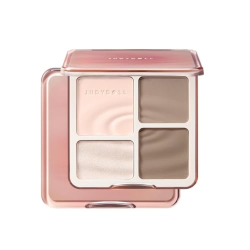 JUDYDOLL Contour Palette Highlighter Makeup Korean Makeup (01 Wave)
