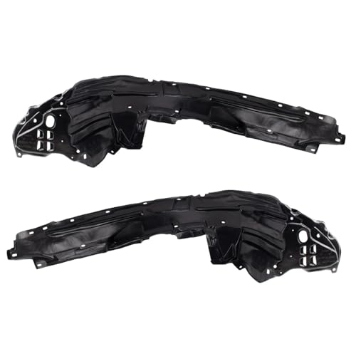 Image of TRQ Front Driver and Passenger Side Inner Fender Liner Set Compatible with 2009-2011 Honda Civic LX-S Sedan 2006-2011 Civic DX Sedan