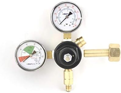 Taprite CO2 Primary Beer Regulator Dual High Pressure Gauge
