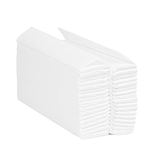 Blake & White PS1022 Purely Smile Essuie-mains Blanc | 2 plis | Boîte de 2400 serviettes blanches Cover