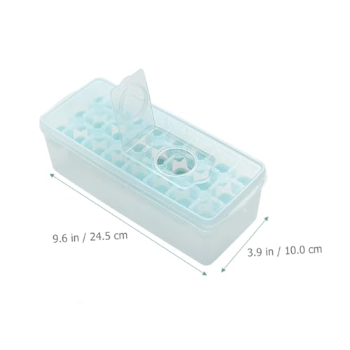 Molde reutilizable para cubos de hielo con tapa y contenedor miniatura 6