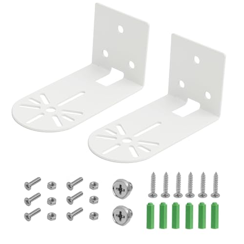 Annlpoy 2pcs Soporte Camara vigilancia tapo Montaje Pared Universal para cámara de vigilancia,Montaje de Metal Resistente y Duradero, Fácil Instalación (Cámara No Incluida)