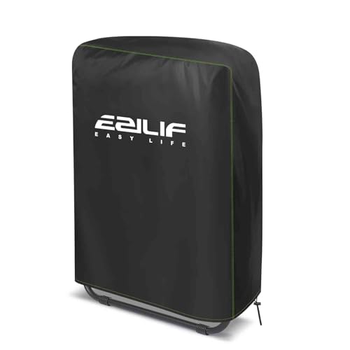 Ezilif Klappstühle Schutzhülle 2 Stück, Gartenstuhl Abdeckung Wasserdicht, Winddicht, Anti-UV, Staubdicht für Gartenmöbel Liegestuhl Klappbar Deckchair, Balkonmöbel Abdeckung mit Beutel, 70x110cm