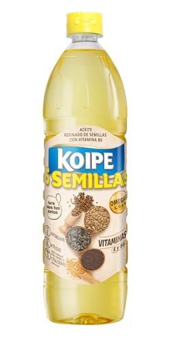 Koipe 5 Semillas - Aceite de Semillas, Enriquecido con Omega 3, 6 y 9, y Vitaminas E y B6, Reduce el Colesterol y la Fatiga, Alternativa Saludable, Ideal para la Cocina Diaria - 750 ml