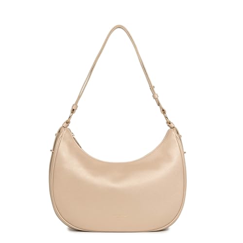 Grand sac besace Milano Aria en cuir souple pour femme