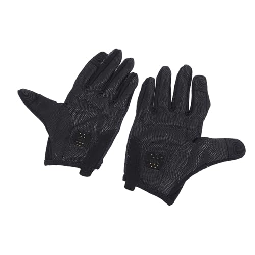 SUNGOOYUE Cycling Gloves, Unisex Non Slip Grip Thickened Full Finger Racing Gloves for Winter Autumn Cycling (XL)
