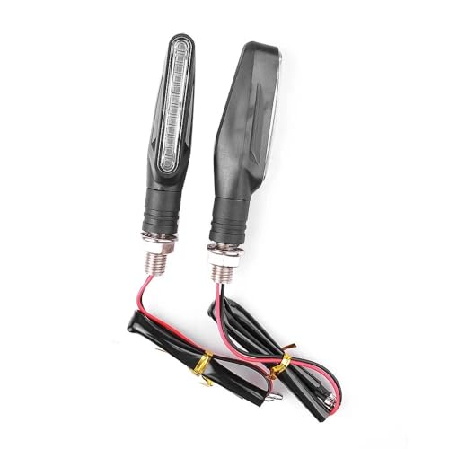 Kit intermitentes moto 3 en 1 con luces de freno traseras y DRL impermeable IP67