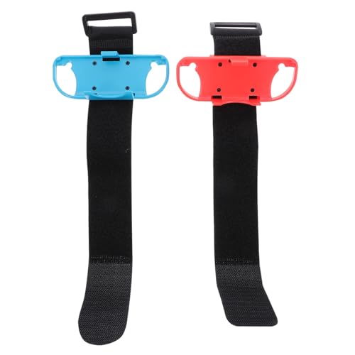 NUOLUX 2個 対応調節可能ゲームコントローラー用リストバンド 弾力性ストラップでしっかり固定 多用途センサリーゲームに 大人 兼用