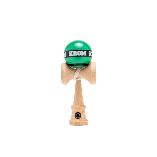 KROM Kendama Mikro Dunkelgrün – Mini Kendama in legno di