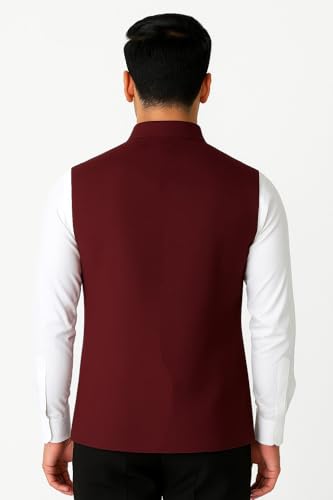 Image of Men Ethnic Nehru Jacket, Modi Jacket