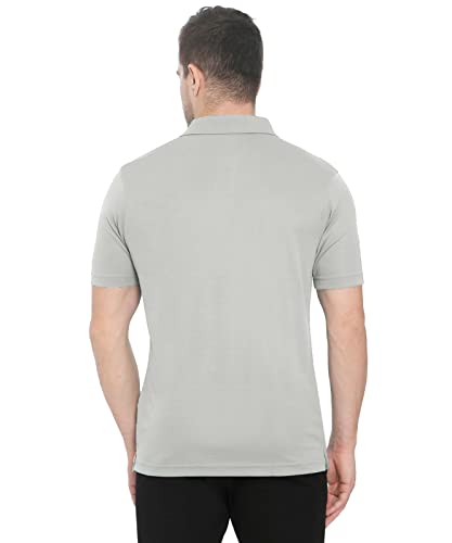 Image of GenX Men's Solid Regular Fit Polo Shirt
