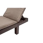 Allibert by Keter Daytona Deluxe Sonnenliege Braun