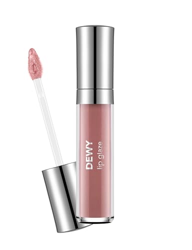 Flormar Dewy Lip Glaze – Gloss à lèvres hydratant et repulpant effet miroir – Longue tenue, non collant, soin nourrissant pour maquillage lumineux et lèvres soignées, 022 Walk With Me