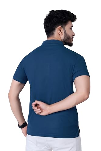 Image of Men's Premium Polo T-Shirt | Classic Collar | Smooth Finish | Half Sleeve Casual Wear (XS to 3XL)