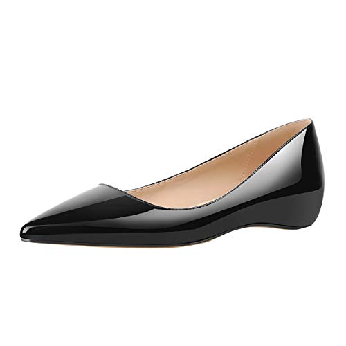 dollskiss Women's Black Daily Flat Pumps