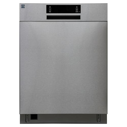 Kenmore 22-14585 24' Built-In Dishwasher - UltraWash, SmartWash, Sanitize Rinse, SmartDry, and Leak Detection - 14 Place Settings - 57 DBA - ENERGY STAR Certified - 24' - Stainless Steel