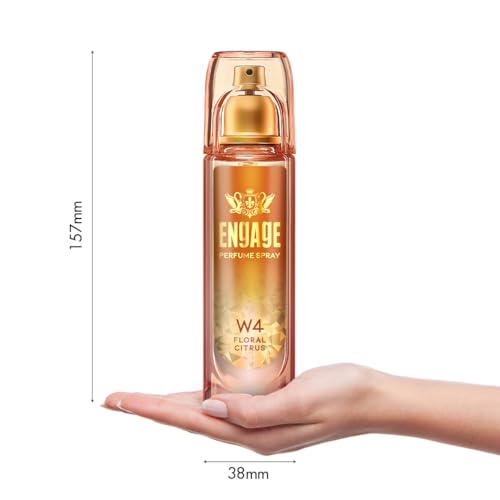 Image of Engage W4 Perfume for Women, Fruity and Floral Fragrance Scent, Skin Friendly Women Perfume, 120ml