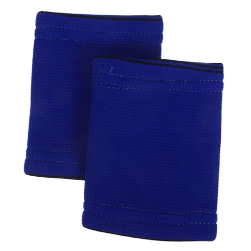 Happyyami 1 Par Pulsera para Apoyo Muñequera para Muñequeras Sin Dedos Levantamiento Aparato Muñequera para Hacer Ejercicio Más Cálido Blue Poliéster Algodón