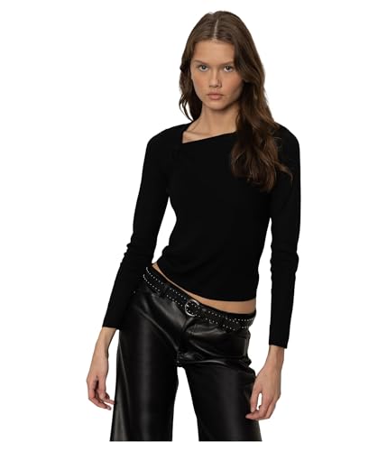 Sanctuary Women's Long Sleeve Shoulder Twist Top