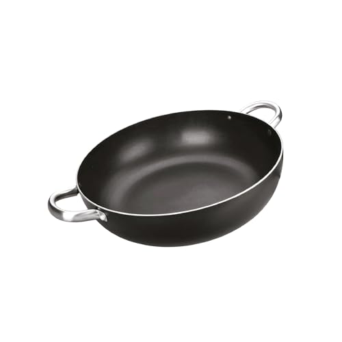 IBILI 403332 Sarten honda con 2 asas i-chef, Negro, 32 cm