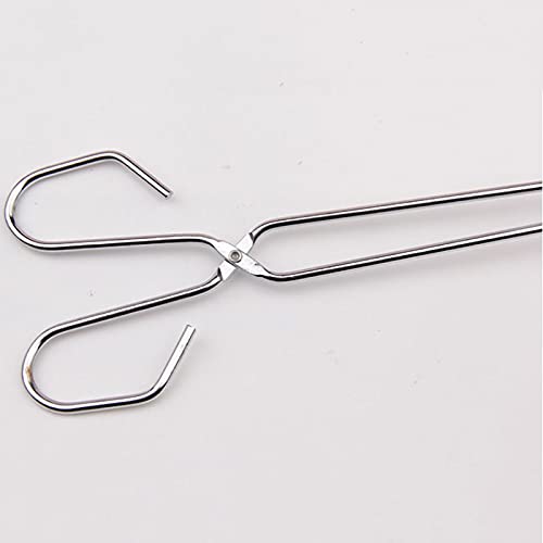 MRKU Pinzas de Cocina de Acero Inoxidable para Alimentos, Pinzas para Pan, Pinzas para repostería, Pinzas para Barbacoa