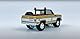 Hot Wheels Jaws aus dem Film Lo SQUALO Die Cast Modellauto 1975 Chevy Blazer Custom Amity Police Maßstab 1:64 - Länge 7cm HKC24