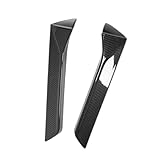 ATNVSK Embellecedor de alerones de Ventana Trasera Compatible con Seat 5F FR Mk3 MK3.5 2013-2021 Pasta Exterior for modificación de Coche de 2 uds.(Carbon Fiber Style)