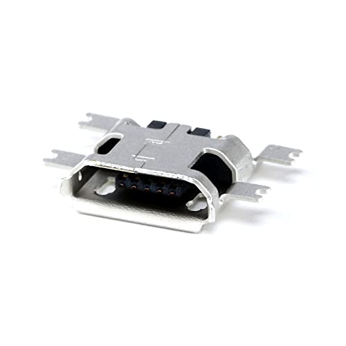 100PCS Micro USB 5P Socket MINIUSB Female 5 Pin SMD DIP Connector