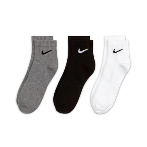 Nike SX7677 Season 2021/22 Sport Socks Unisex white(black)/carbon heather(black)/black(white) M