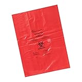 Heathrow Scientific HS10320 Biohazard Disposable Bag, 8