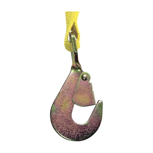SmartStraps 8’ Heavy Duty Ratchet Strap with Snap Hooks – 10,000lbs Break Strength, 3,333lbs Safe Work Load – Commercial Duty Straps for Heaviest Loads, Haul Large Equipment and Vehicles, Small - Thumbnail 3