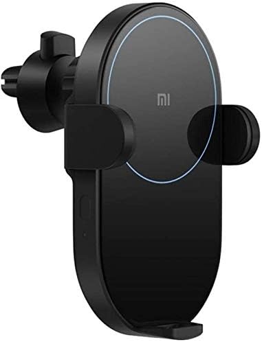 Accreate Xiaomi Wireless Car Charger 20W Max Electric Auto Pinch 2.5D Glass Ring Lit Charging for Xiaomi Mi Smartphone