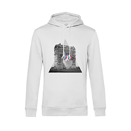 Sweat à Capuche Chat De Triomphe parfait pour vos sorties café et flâneries artistiques en ville